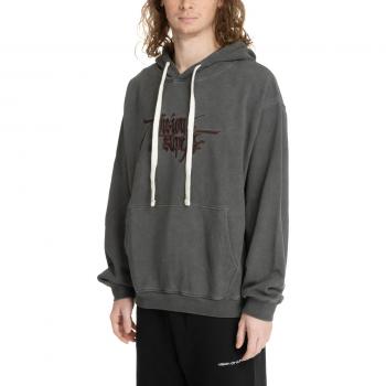 Rock Skull Hoodie with Dancing Skeletons