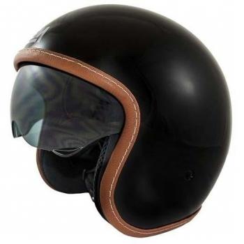 Casco Moto LEM - Sport - NEGRO BRILLO