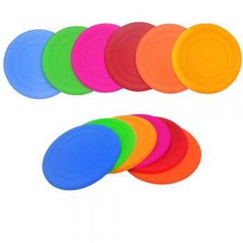 Ecloud Shop® 2pcs Pet Frisbee Perro de Juguete Frisbee Suave Pet Training Dog Training Frisbee Table Pad