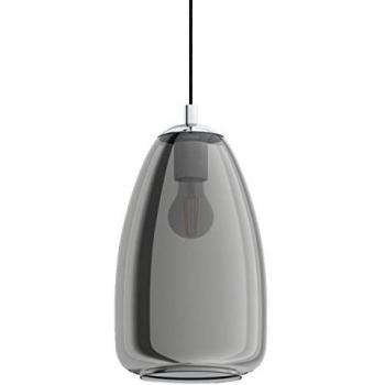 Lámpara Colgante Alobrase 1 Luz E27, Diseño Moderno, Acabado Cromado, Ø20cm x H110cm