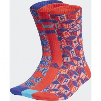 Calcetines Adidas Farm Rio Crew Socks 1/4 Largos - Pack de 3 pares