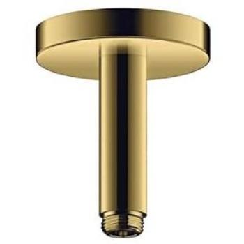 Conexión al Techo Hansgrohe Axor 100mm, Redonda, Óptica Oro Pulido