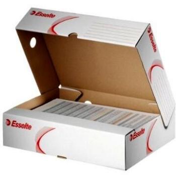 Caja Archivadora Esselte A4 80mm de Espalda Ancha Blanca Pack de 10