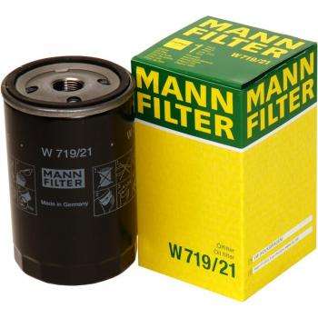 Original MANN-FILTER Filtro de aceite W 719/21 – Para automóviles