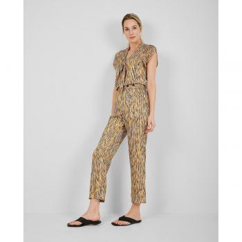 Pantalón fluido jaspeado para mujer de Trucco