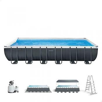 Intex 26364NP - Piscina elevada rectangular intex ultra xtr frame 732x366x132 cm + depuradora