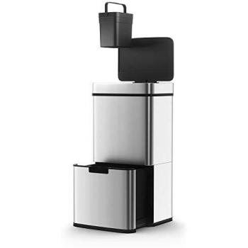 Papelera de Cocina Automática Narvik 75L Acero Inoxidable
