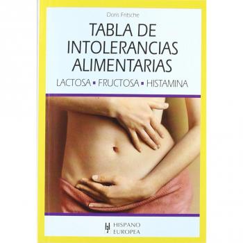 Tabla de intolerancias alimentarias