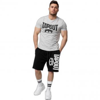Shorts Activos Básicos Tapout Negros para Hombre
