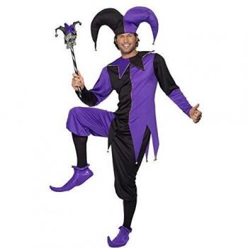 Smiffy's - Disfraz de bufón Medieval para Hombre, Talla M