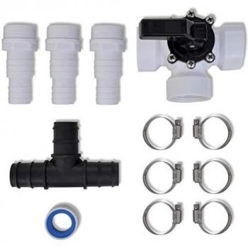 vidaXL Conjunto de Desviación para Calentador Solar de Piscina