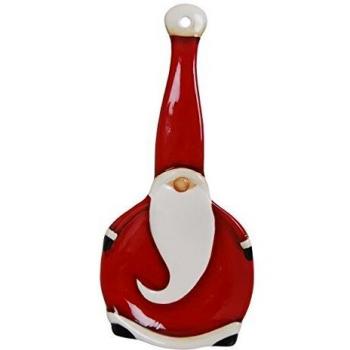 Excelsa Santa Claus Posacucharas, Cerámica, Rojo, 23.5x10.5x1.5 cm