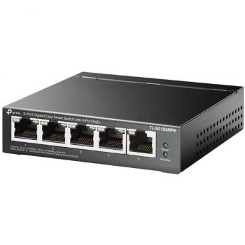 TP-Link TL-SG105MPE 5-Port Gigabit Easy Smart Switch with 4 PoE+ Ports