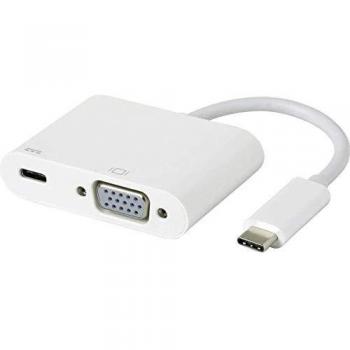 Estuff usbc vga charging adapter usb 30 31 gen 1 typec blanco nodo concentrador usb 30 31 gen 1 typec usb 30 31 gen 1 typecvga blanco abs sinteticos 015 m china