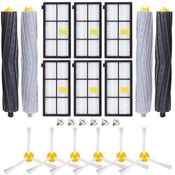Kit de Accesorios para iRobot Roomba 800 900 Series, Recambios Repuestos para 805 850 860 861 865 866 870 871 875 876 880 885 886 890 891 895 896 960 965 966 980 981