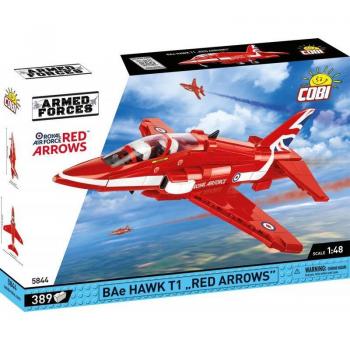 Cobi - Avión de Caza BAe Hawk T1 Red Arrows 1:48 para Niños (5844)