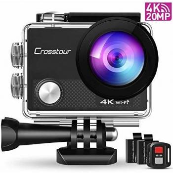 Crosstour CT9000 Cámara Deportiva 4K Wi-Fi 20MP