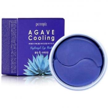 Petitfee Agave Cooling Hydrogel Eye Mask 60 pcs - Cool Down, Skin-Fit, Moisturizing, Nourishing