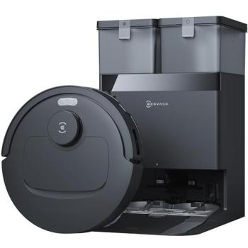 Robot Aspirador y Mopa Ecovacs DEEBOT T30e OMNI, Succión de 25,000 Pa, Tecnología ZeroTangle 3.0, Cepillo Lateral ARClean, Vaciado Automático, Sec