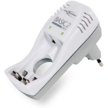 Ansmann 5107563 - Cargador para 1 o 2 baterías NiMH/NC de tamaño Micro AAA o AA