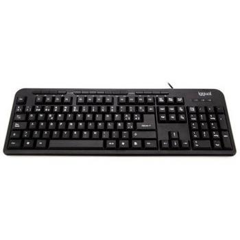 Iggual CK-BASIC-120T Teclado Multimedia USB QWERTY Español Negro
