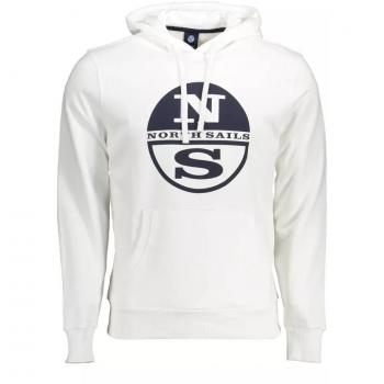 Sudadera NORTH SAILS 691003 de Algodón Orgánico Certificado - Capucha y Bolsillos - XXL