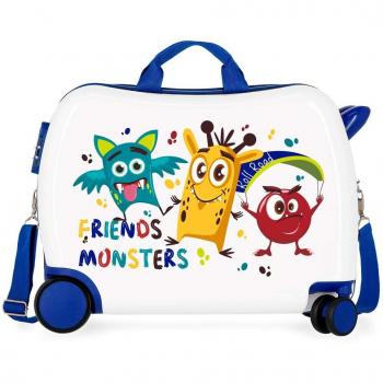 Roll Road Little Me Maleta Infantil Multicolor 50x38x20 cms Rígida ABS Cierre combinación 34L 2,1Kgs 4 Ruedas Equipaje de Mano