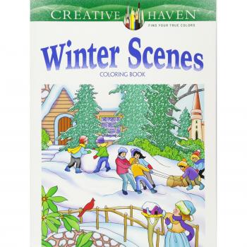 Creative Haven Winter Scenes Coloring Book
