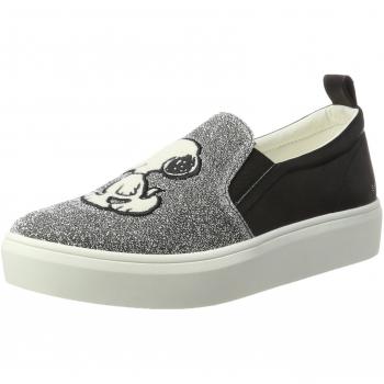 ESPRIT LIC Elda Slipon, Mocasines Mujer, Gris