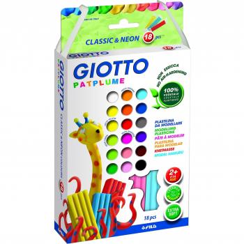 Plastilina vegetal Giotto Patplume 18 ud x 20 gr