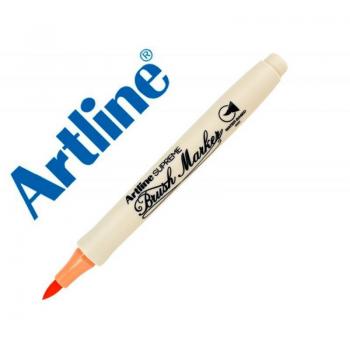 ROTULADOR ARTLINE SUPREME BRUSH EPFS PINTURA BASE AGUA PUNTA PINCEL TRAZO FINO OCRE