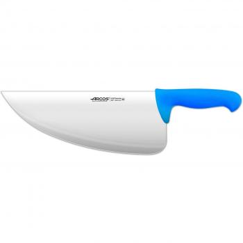 Arcos Serie 2900, Cuchillo Pescadero, Hoja de Acero Inoxidable Nitrum de 320 mm, Mango inyectado en Polipropileno Color Azul