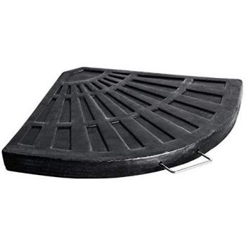 Base parasol de piedra 13kg angular negro