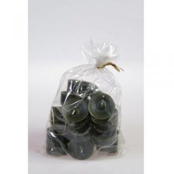 20Original Danés velas sin aroma en acrílico de Cup ciprés verde