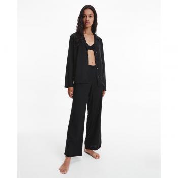 Pantalón de pijama negro Calvin Klein para mujer