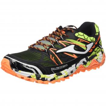 JOMA TK.SIERRA 615 NEGRO-FLUOR - Zapatillas de correr en montaña para hombre, color negro, talla 43