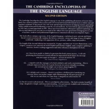The Cambridge Encyclopedia of the English Language 2nd Edition Paperback