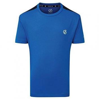 Dare2b Bring It On-Camiseta Ligera De Secado Rápido con Costuras Planas Y Detalles Reflectantes T-Shirts/Polos/Vests, Niños, Atheltic Blue/Outer Space, 3-4