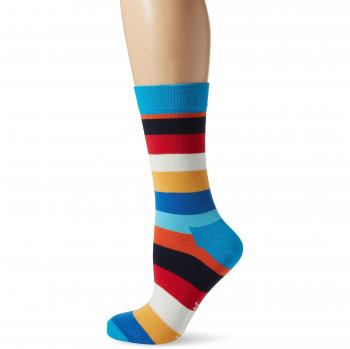 Happy Socks Stripe Sock, Calcetines Casual para Mujer, Multicolor