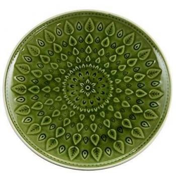 BigBuy Cooking S0110786 Plato, Porcelain, Azul
