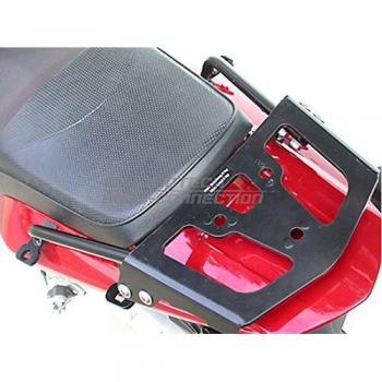 Aluminio de rack, negro. Yamaha FZS 1000 FAZER.