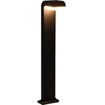 vidaXL Lámpara LED de Jardín Ovalada Iluminación Bombillas Luces Luz Exteriores Recintos Patios Terrazas Fachadas Balcones Casa Hogar 9 W Negra