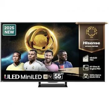 Hisense 55U7Q PRO Televisor Mini LED 55 4K Ultra HD Smart TV Dolby Atmos 165Hz Antireflectante
