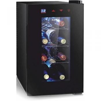 Haeger WC-08B.001A Independiente Nevera de vino termoeléctrico Negro 8bottle