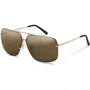 Porsche Design P8928 B Men's Sunglasses Gold Size 65