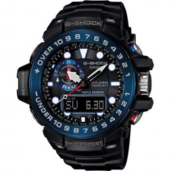 Casio G-Shock Gulfmaster Solar Radio Watch GWN-1000B-1BJF Black