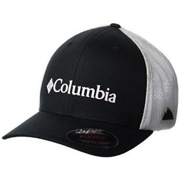 Columbia Gorra unisex, Columbia Mesh Ballcap, Algodón, Negro