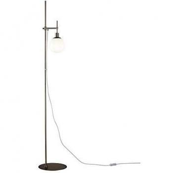 Lámpara de Pie Erich Níquel, 1 Luz, E14