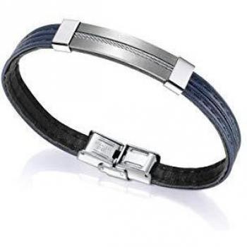 Pulsera Magnum Viceroy 75167P01013 hombre piel y acero