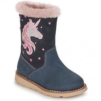 Botas de invierno Tom Tailor Blinkschuh con diseño de unicornio, altas, para niños, color azul
